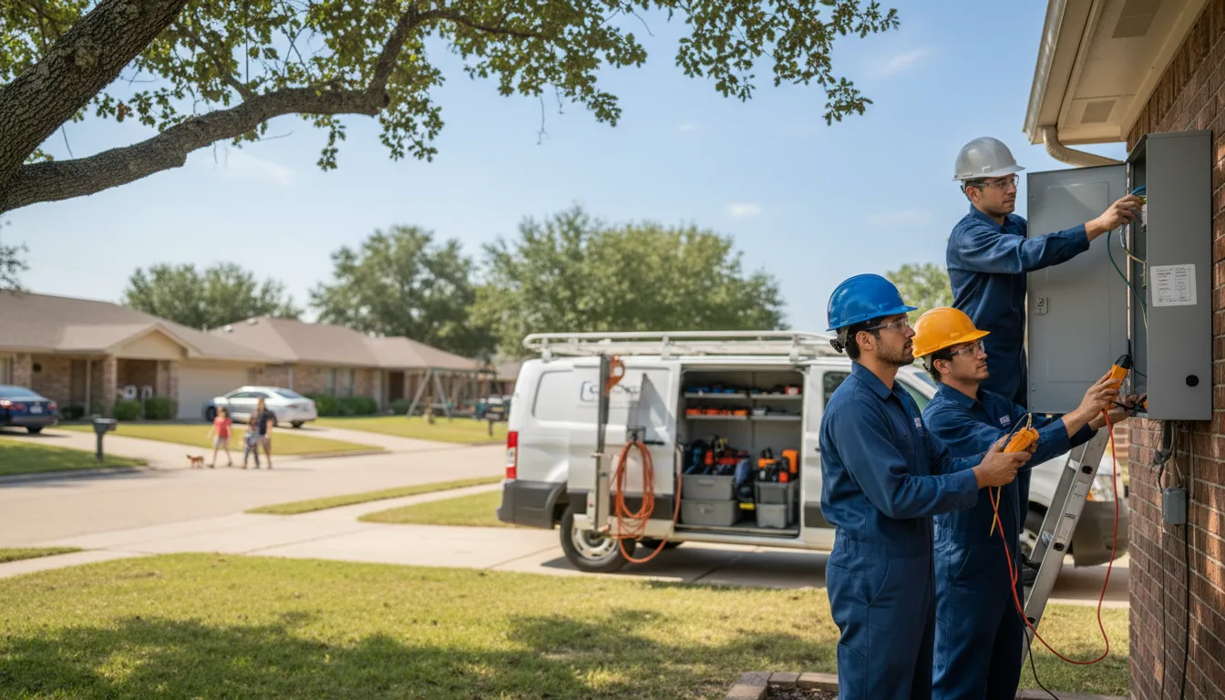 Certified electrician providing emergency electrical services in Tinsley, MS